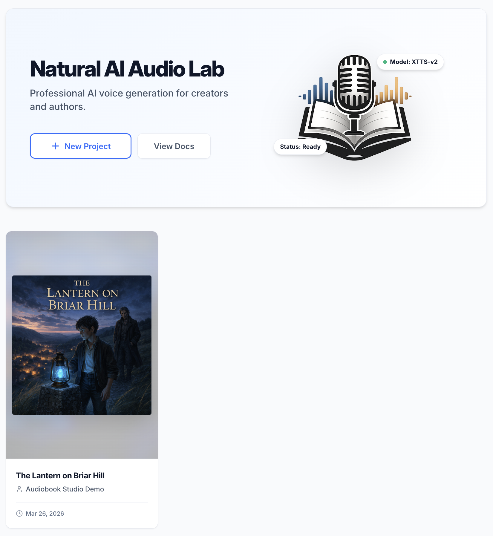 Demo Project Dashboard
